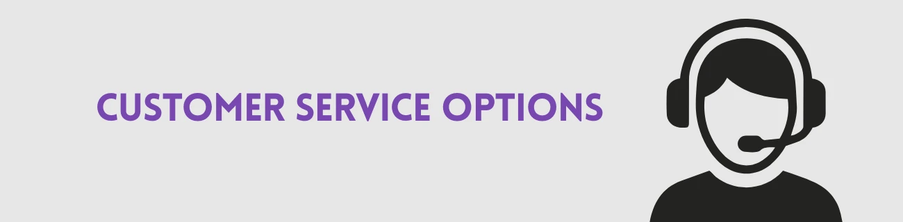 real-time customer service options